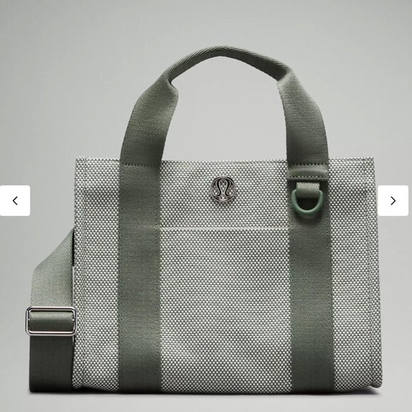 Lulu Lemon Canvas Mini Tote - Picture 6 of 8